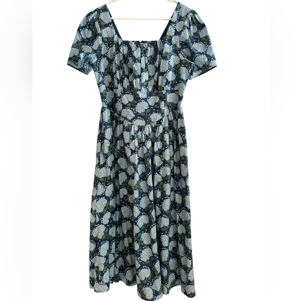 Ivy City Co Tate Blue Floral Midi Dress - Picture 9 of 11